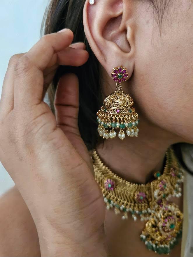 Rani handcrafted necklace Thumbnail