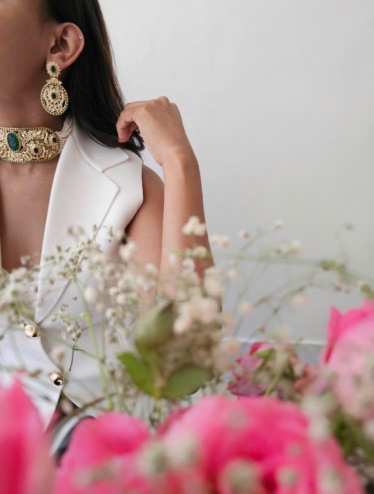 Harshada handcrafted choker Thumbnail