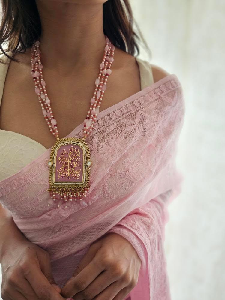 Harit pearl long necklace Thumbnail