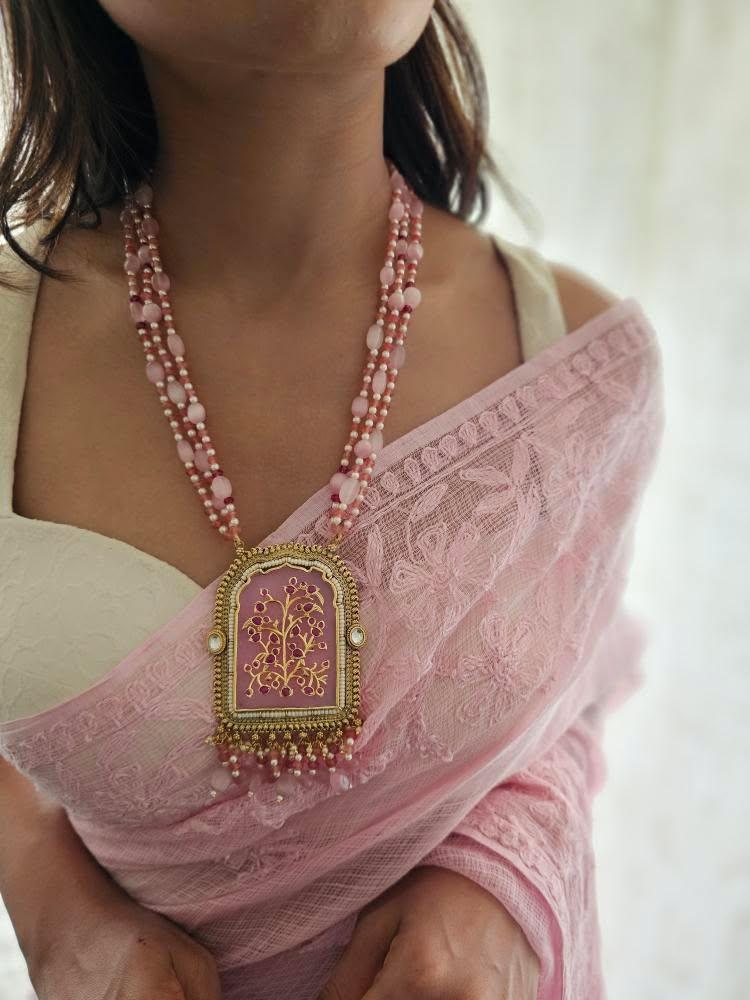 Harit pearl long necklace Thumbnail