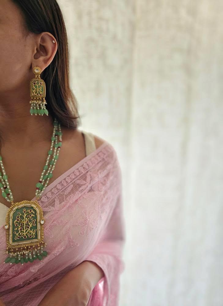 Harit pearl long necklace Thumbnail