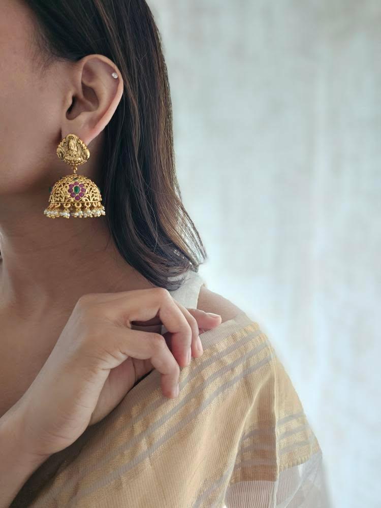 Driti handcrafted jhumki Thumbnail