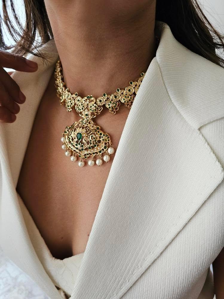 Mihika handcrafted necklace Thumbnail