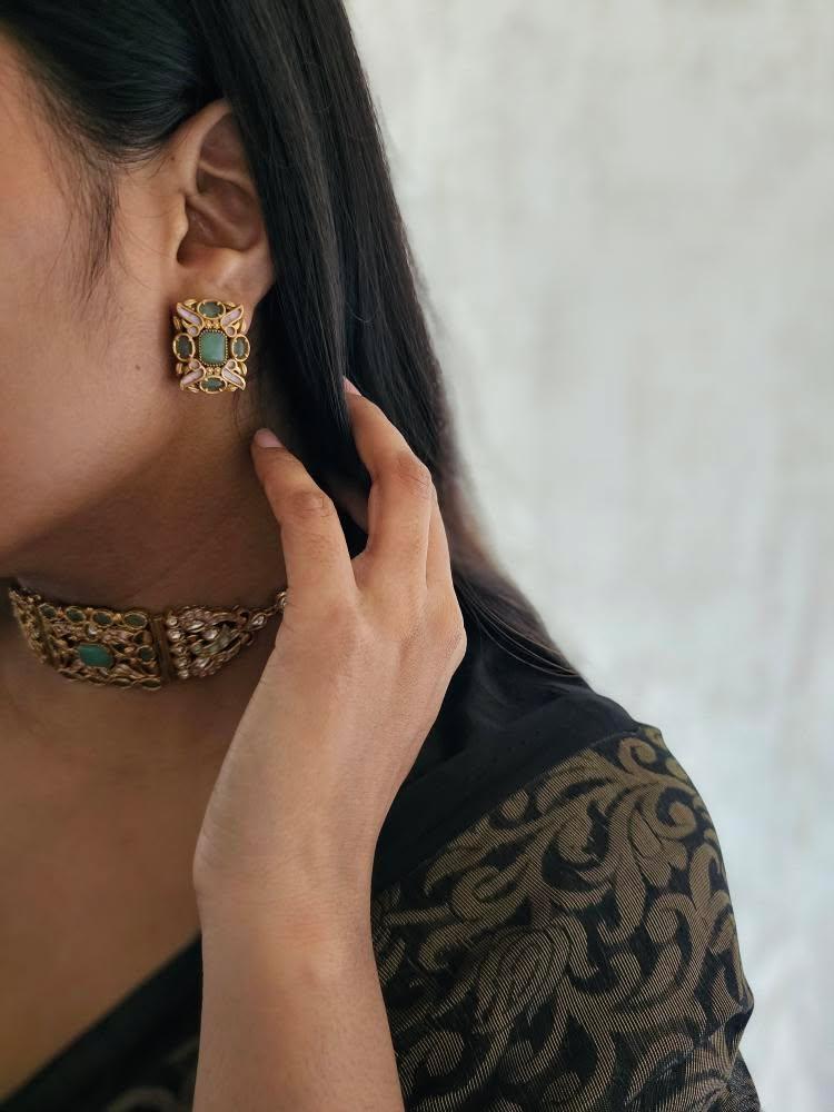 Megha handcrafted choker Thumbnail