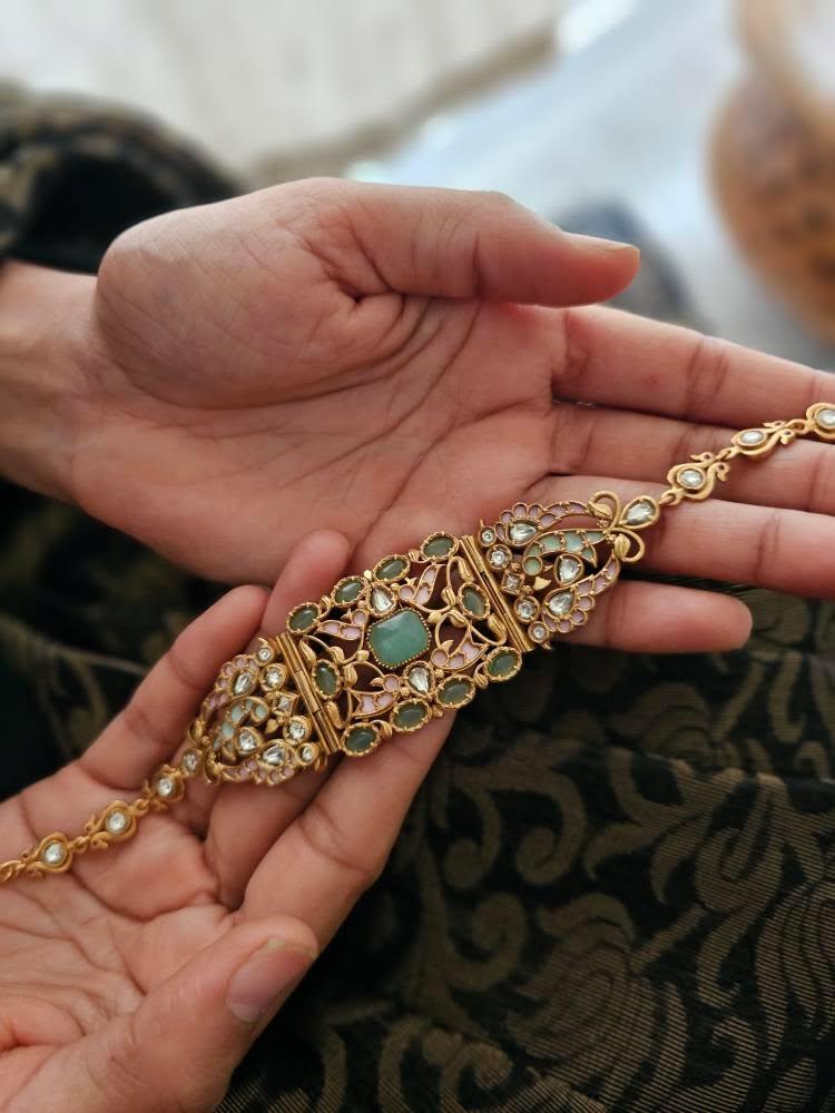 Megha handcrafted choker Thumbnail