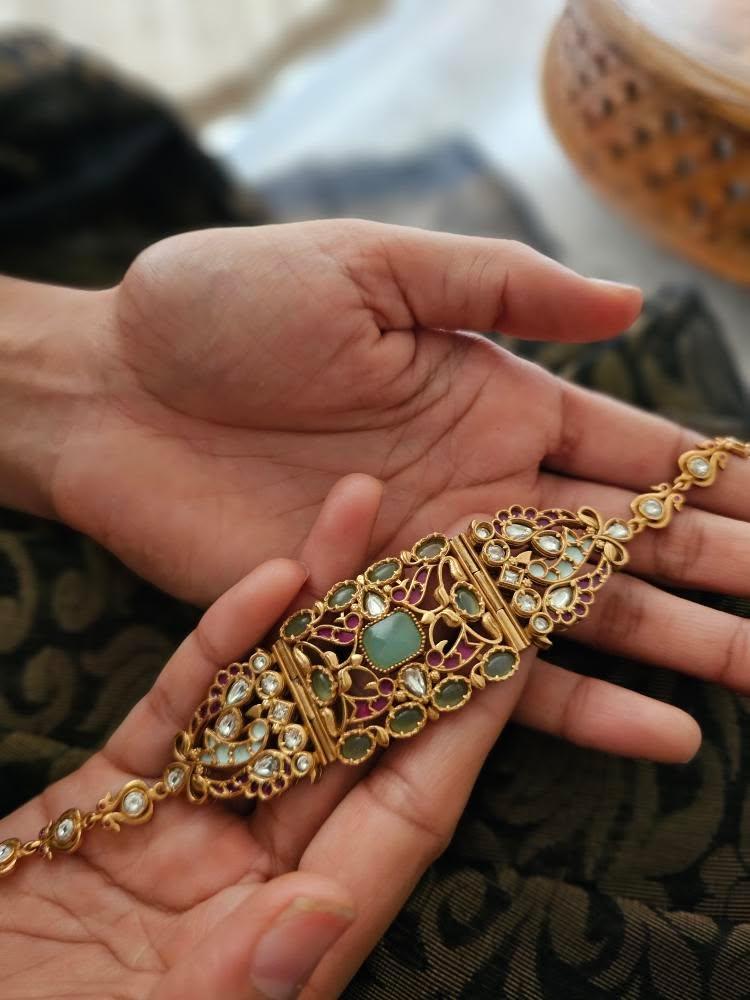 Megha handcrafted choker Thumbnail