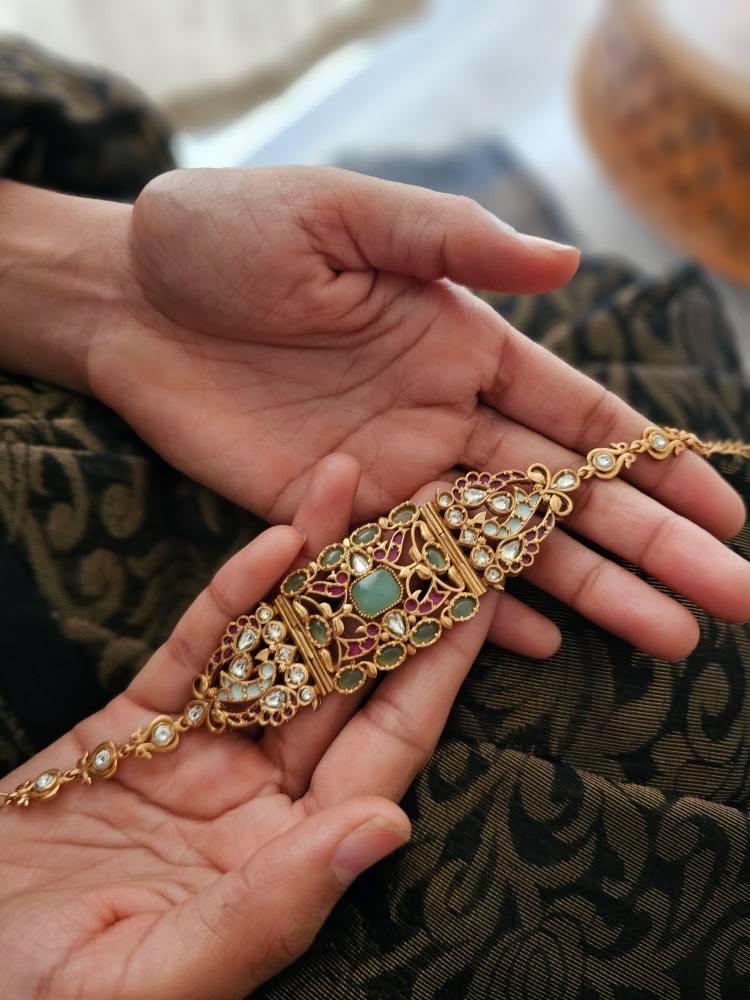 Megha handcrafted choker Thumbnail