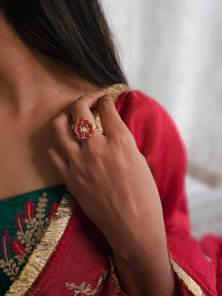 Jheeni polki ring Thumbnail