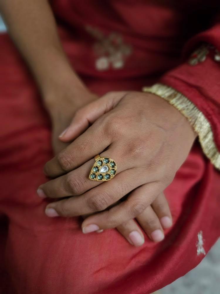 Jheeni polki ring Thumbnail