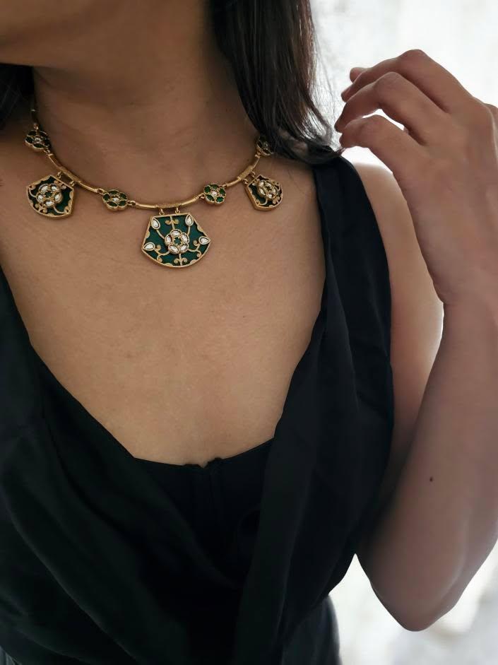 Divya handcrafted necklace Thumbnail