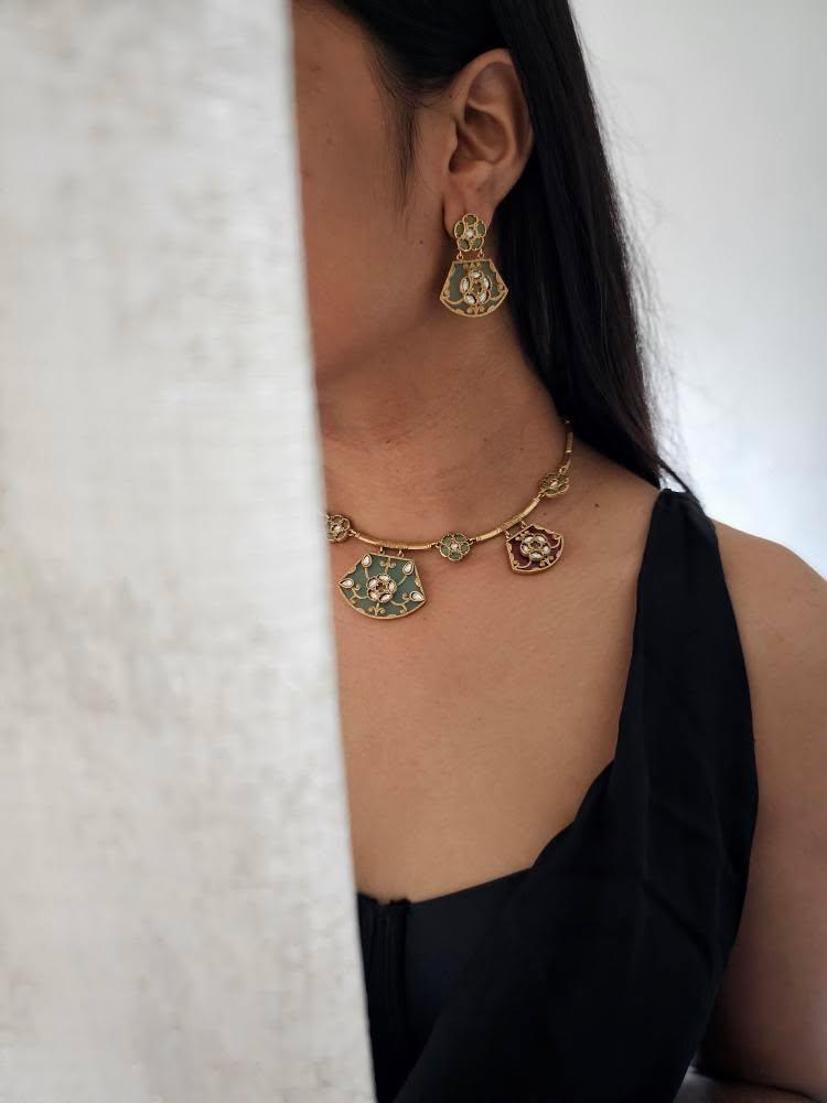 Divya handcrafted necklace Thumbnail
