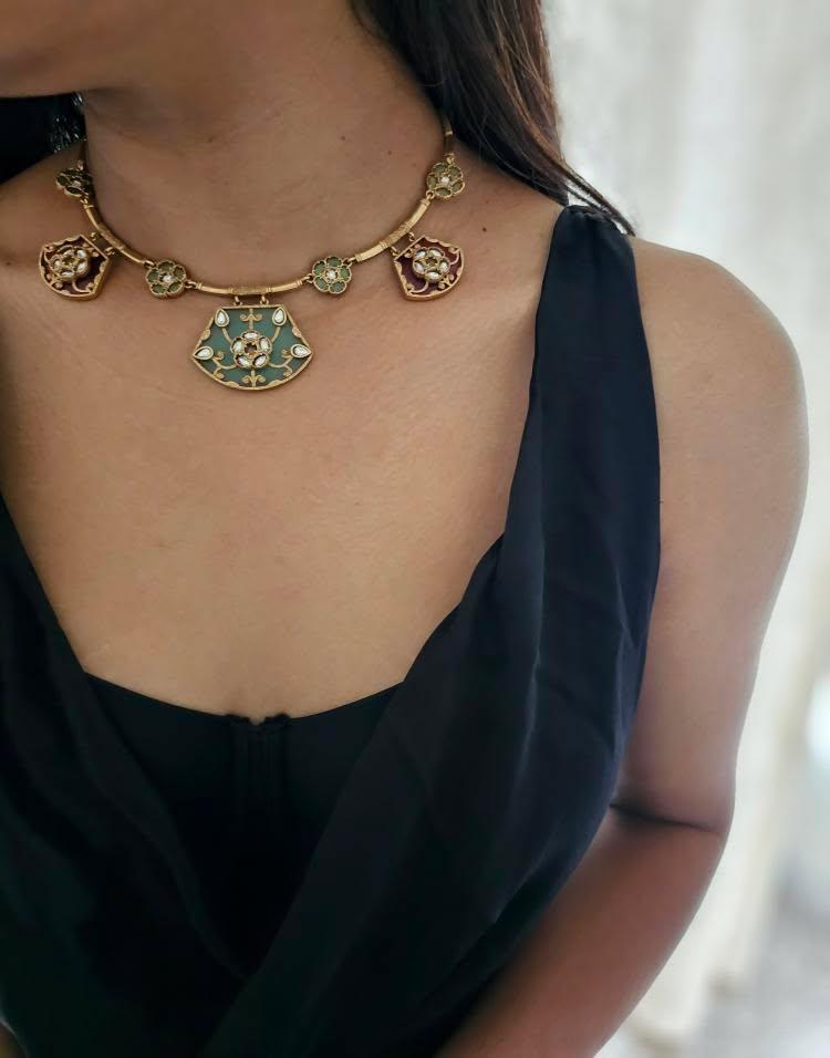 Divya handcrafted necklace Thumbnail