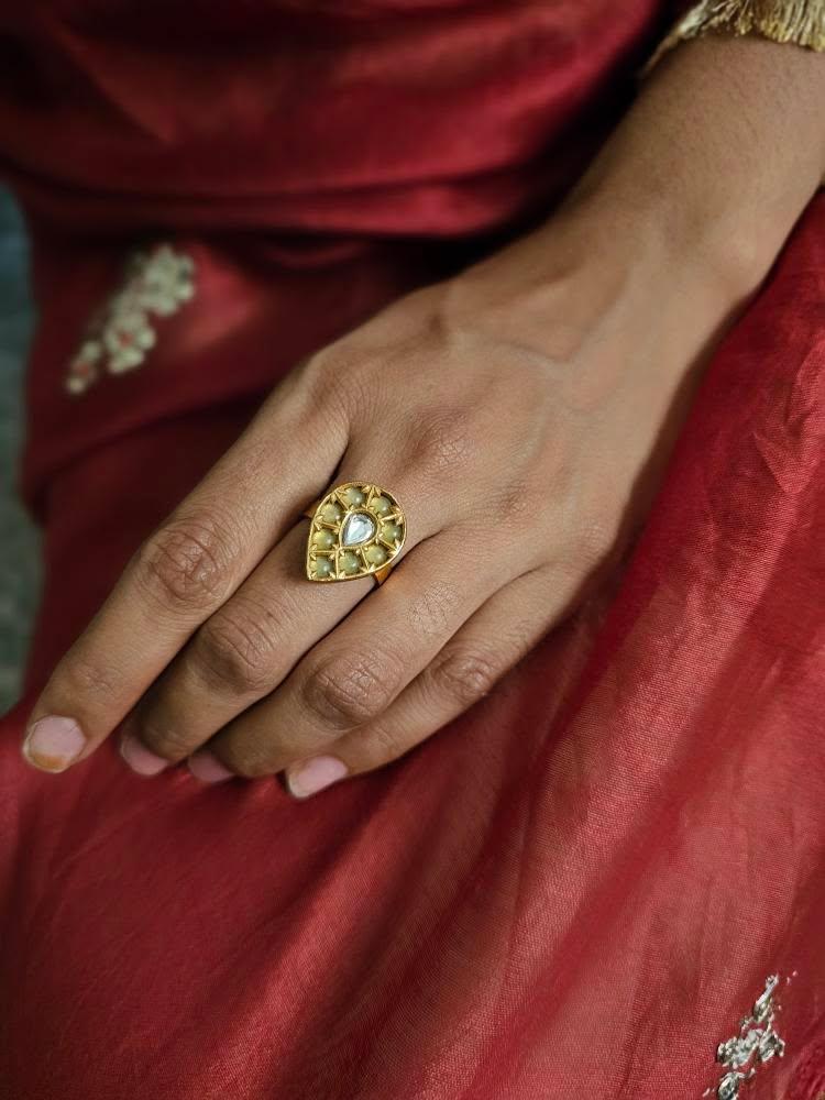 Jheeni polki ring Thumbnail