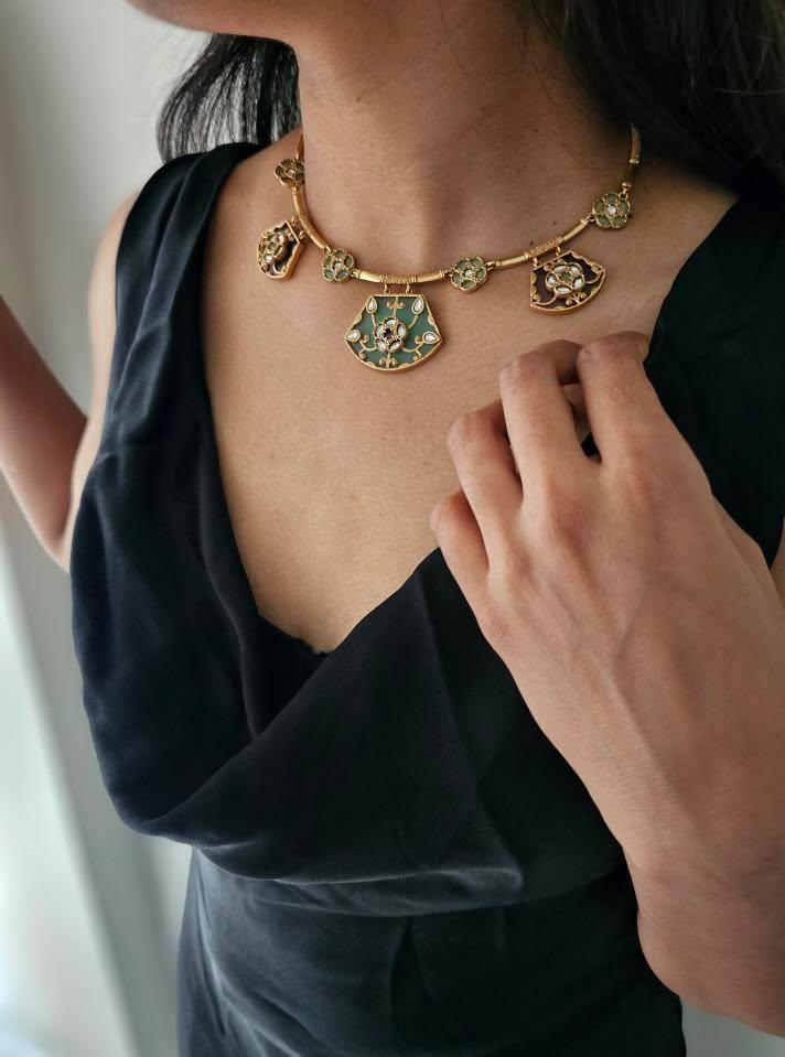Divya handcrafted necklace Thumbnail