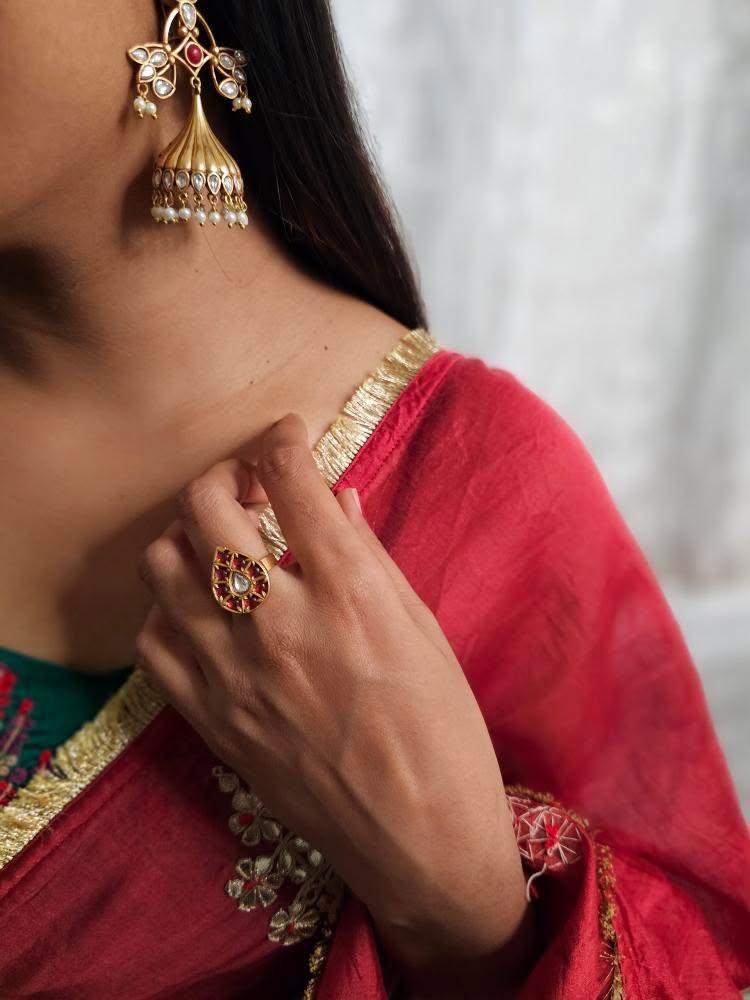 Jheeni polki ring Thumbnail