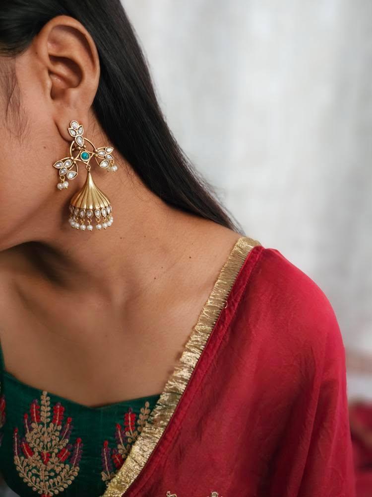Jheeni handcrafted jhumki Thumbnail