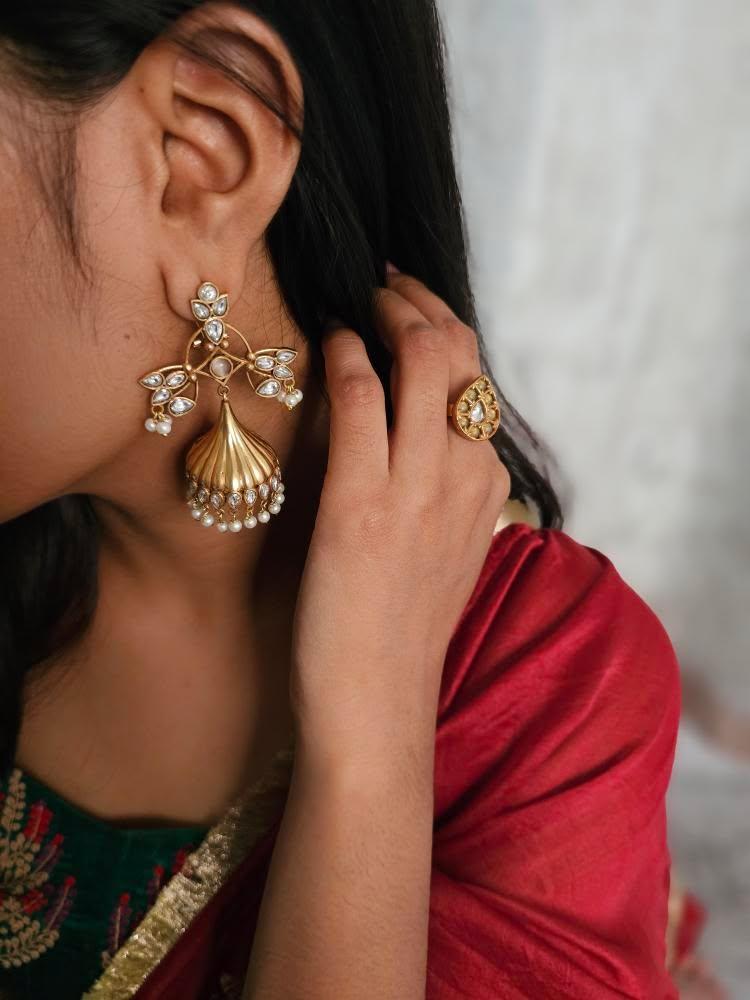Jheeni handcrafted jhumki Thumbnail