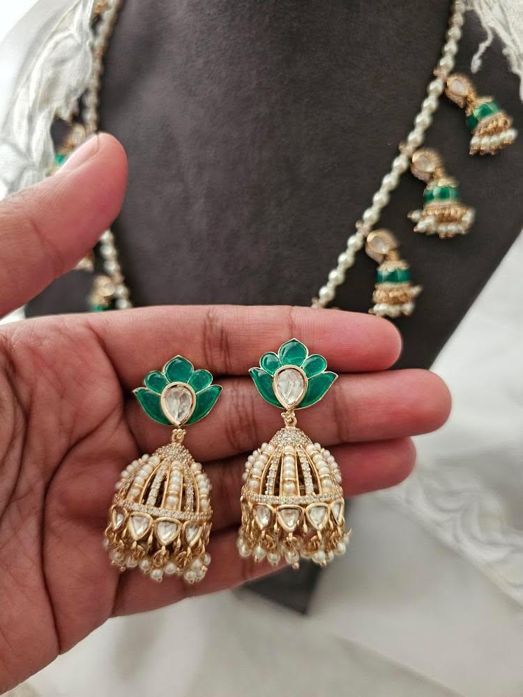 Mehatab long pearl necklace Thumbnail