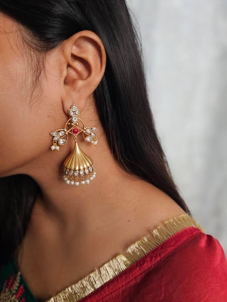 Jheeni handcrafted jhumki Thumbnail