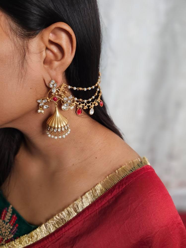 Jheeni handcrafted jhumki Thumbnail