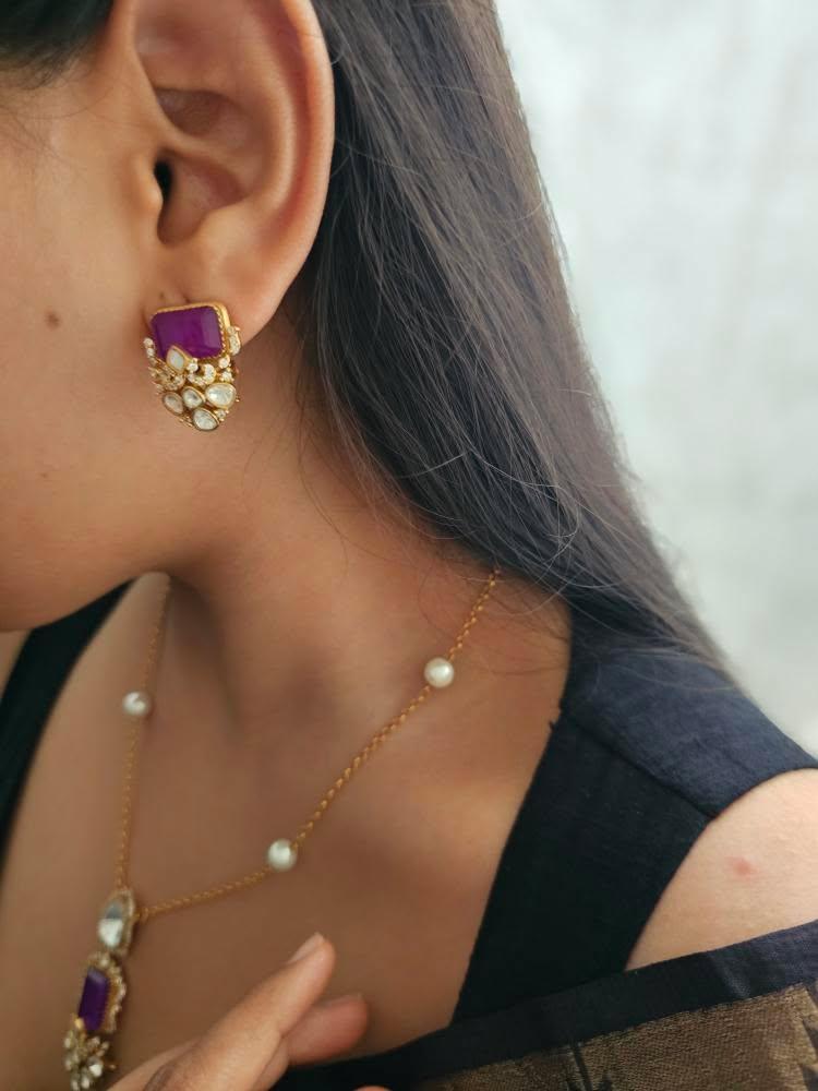 Tabdar delicate pearl necklace Thumbnail