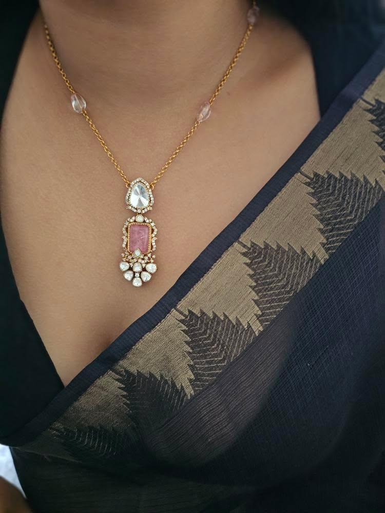 Tabdar delicate pearl necklace Thumbnail