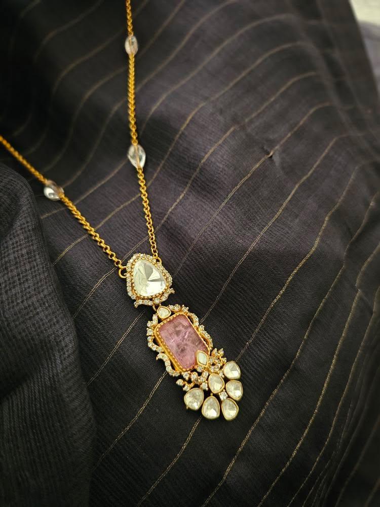 Tabdar delicate pearl necklace Thumbnail