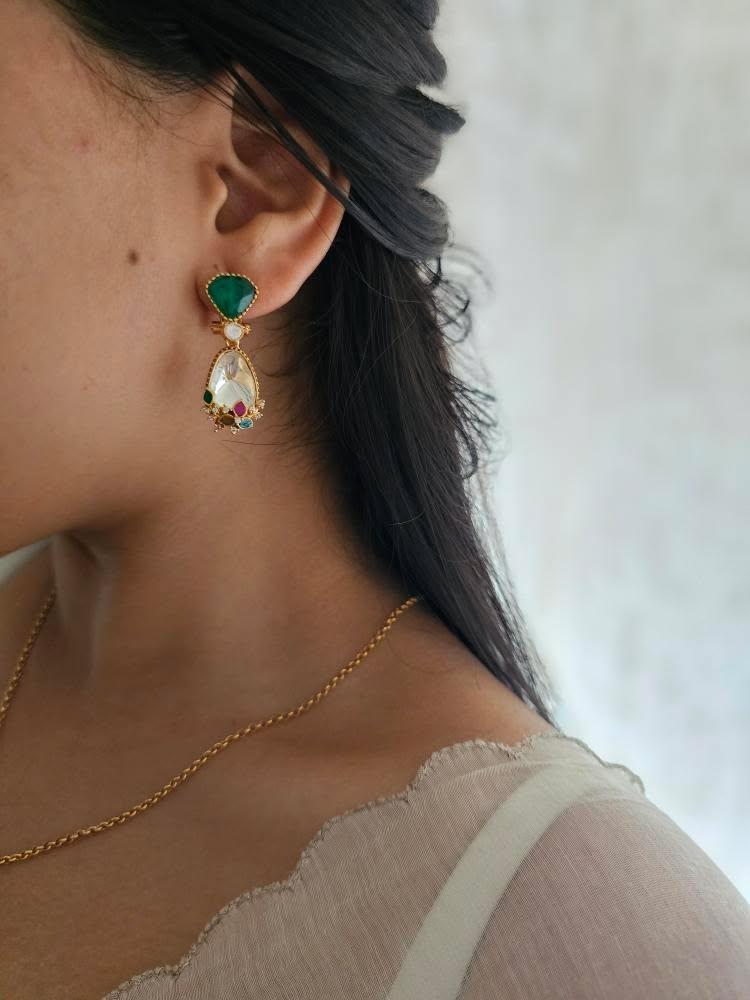 Nazuk delicate polki necklace Thumbnail