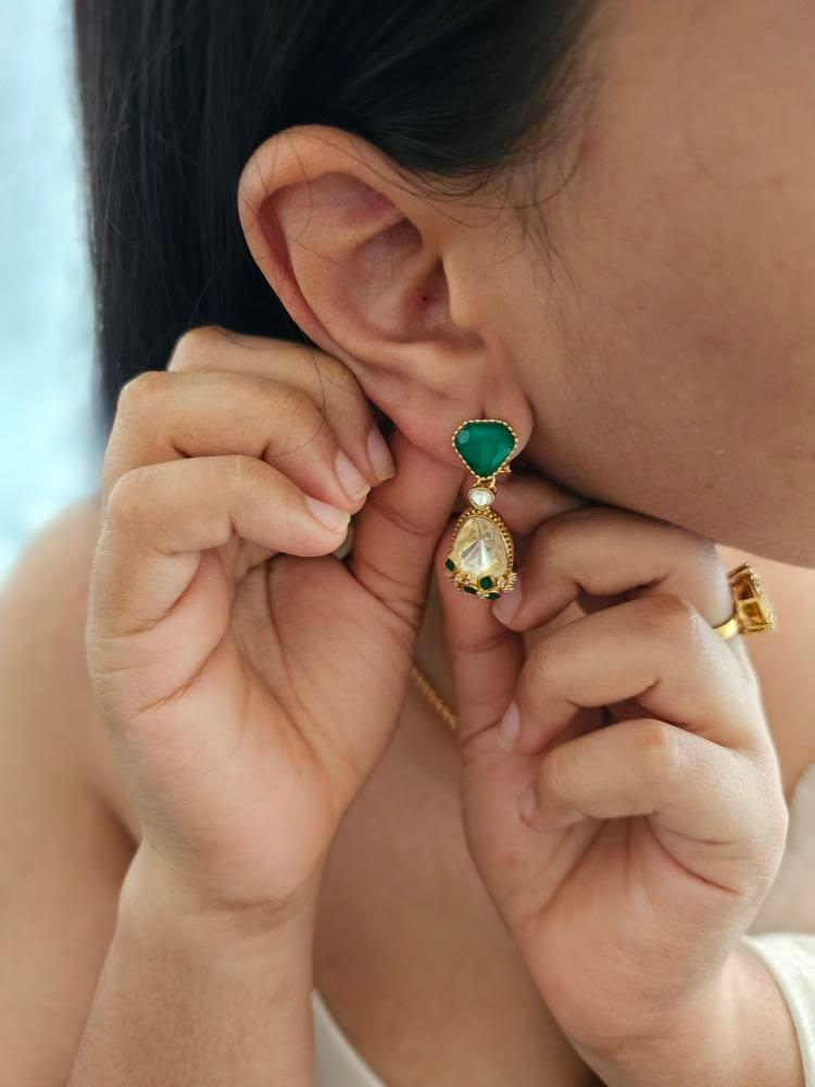 Nazuk delicate polki necklace Thumbnail