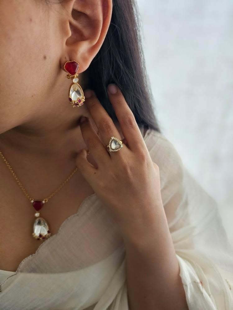 Nazuk delicate polki necklace Thumbnail