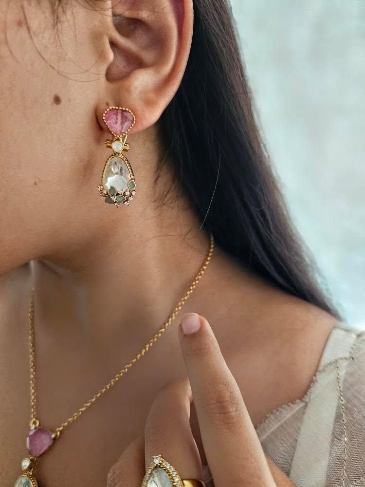 Nazuk delicate polki necklace Thumbnail