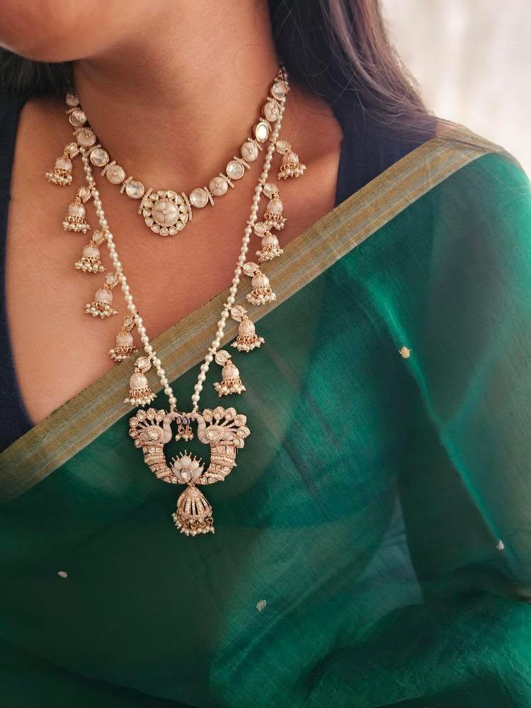 Mehatab long pearl necklace Thumbnail