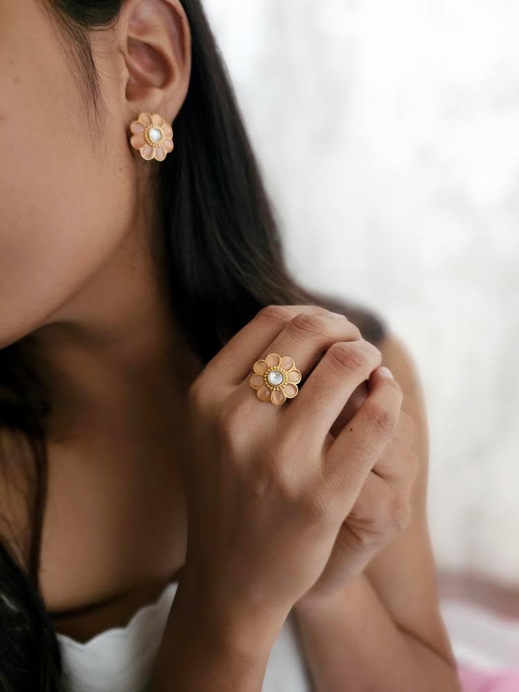 Phool polki ring Thumbnail