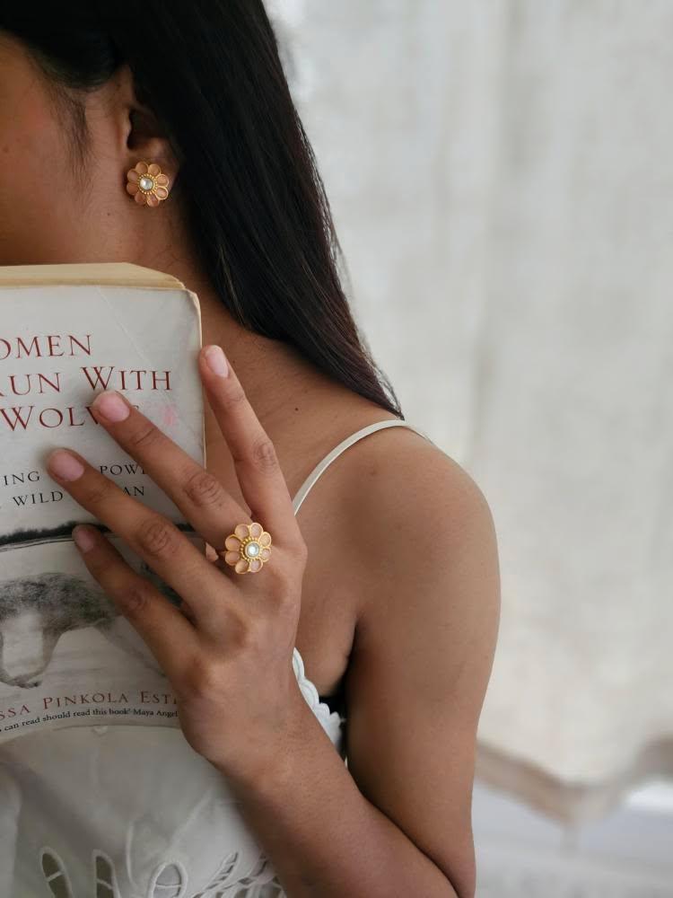 Phool polki ring Thumbnail