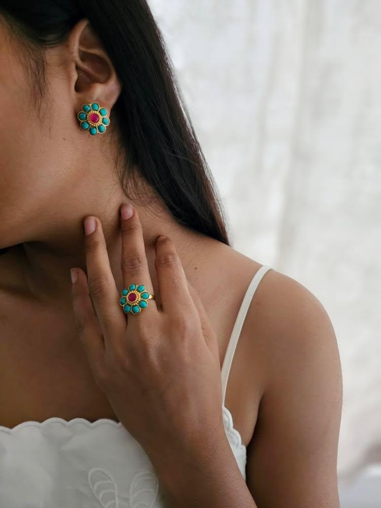Phool polki ring Thumbnail