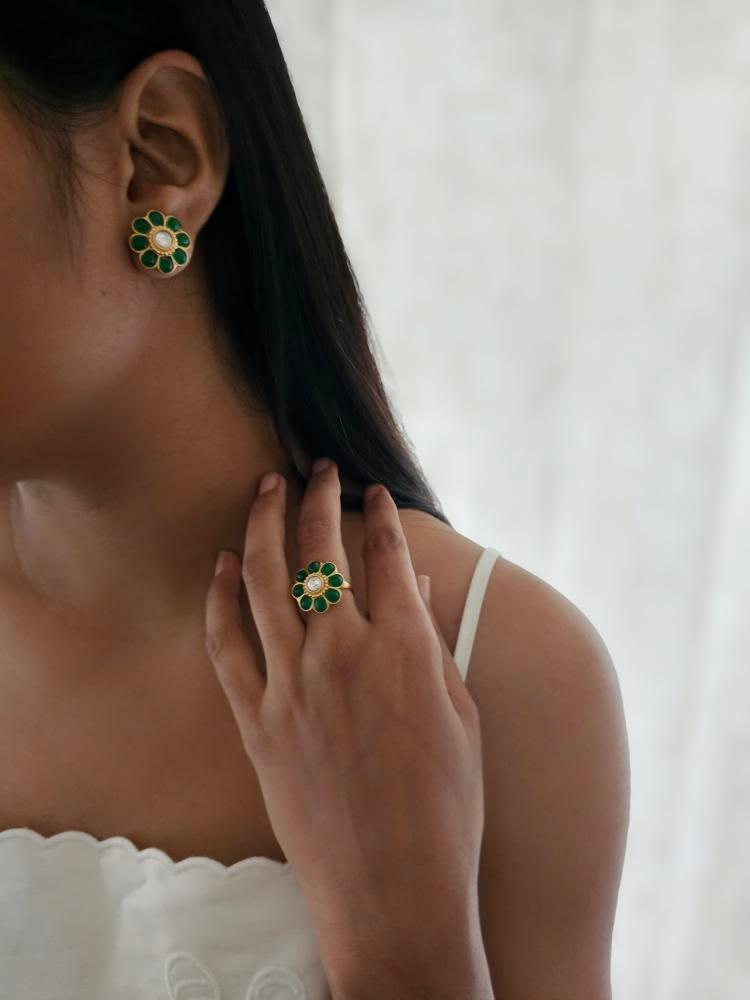 Phool polki ring Thumbnail