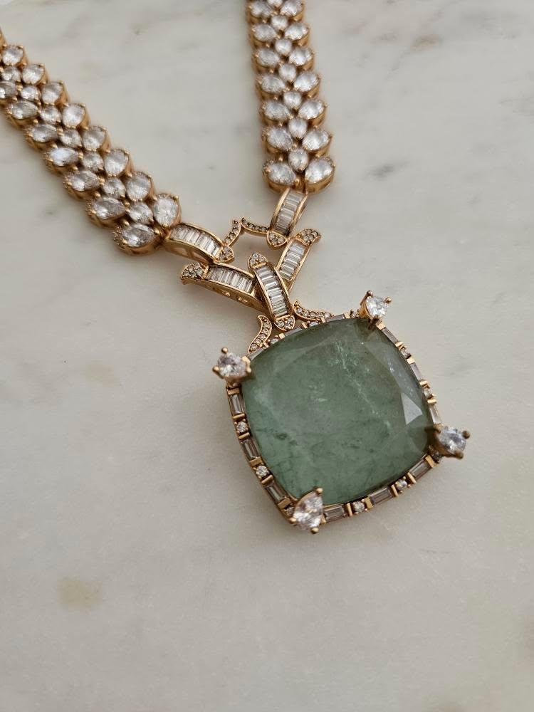 Rajasi semi precious quartz necklace Thumbnail