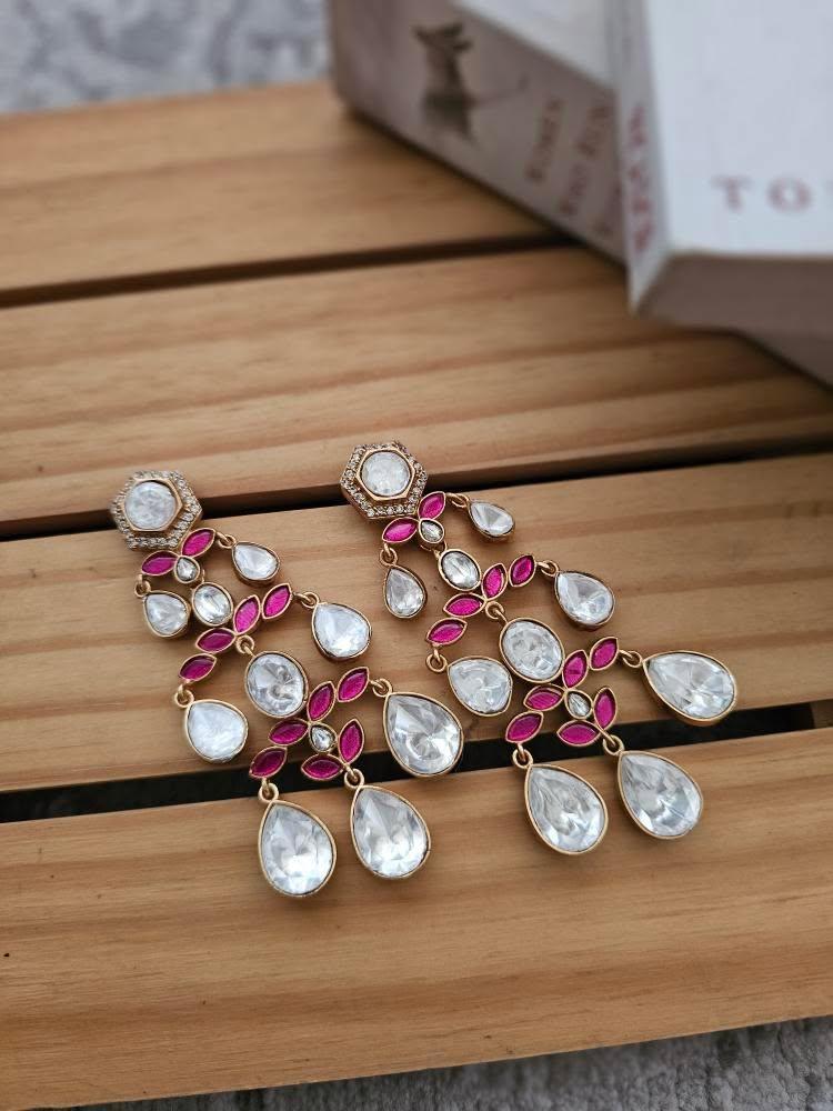 Rinaya polki earrings Thumbnail