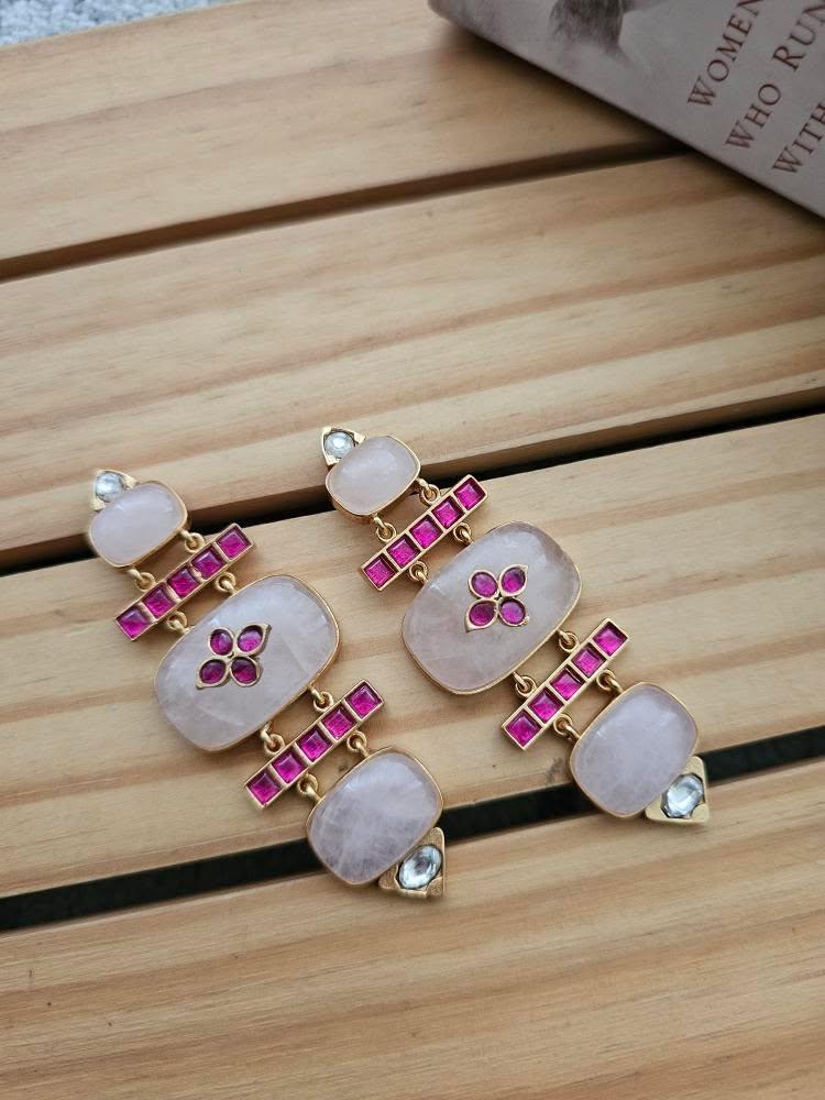Nabat quartz earrings Thumbnail