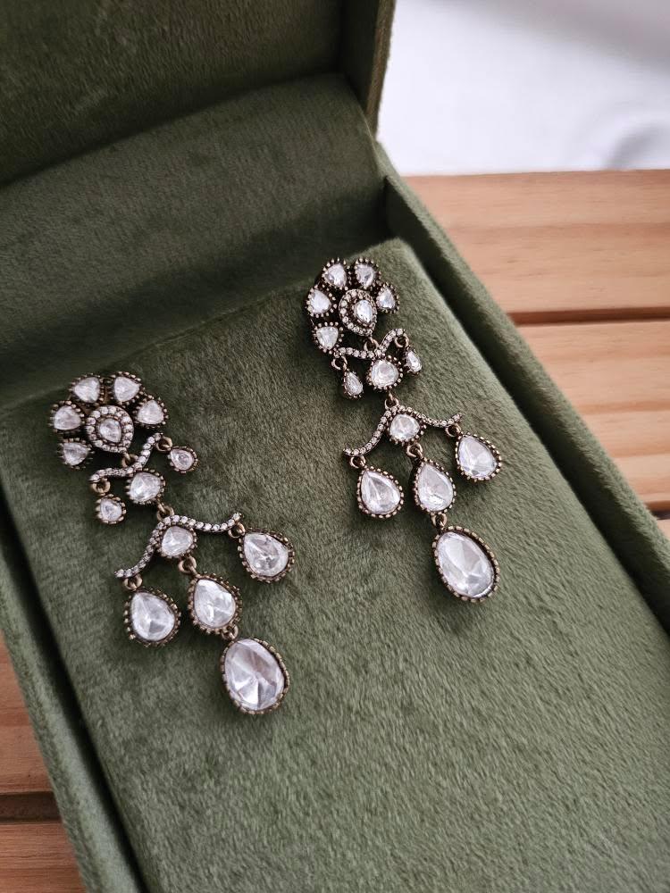 Siham polki earrings Thumbnail
