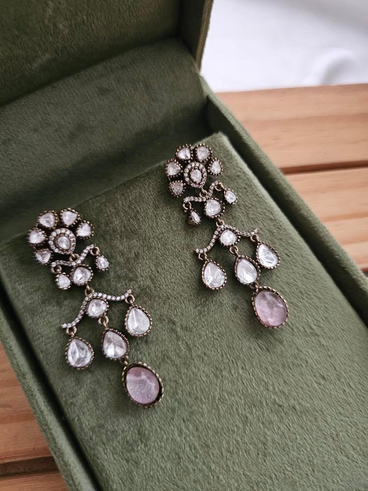 Siham polki earrings Thumbnail