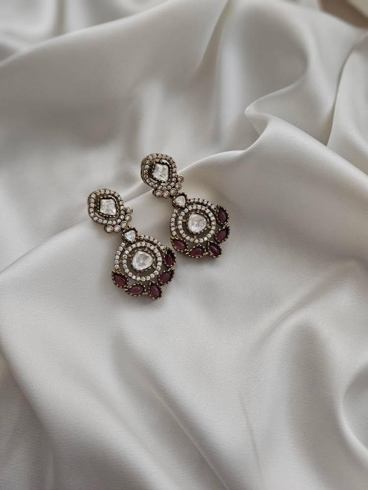 Peera polki earrings Thumbnail