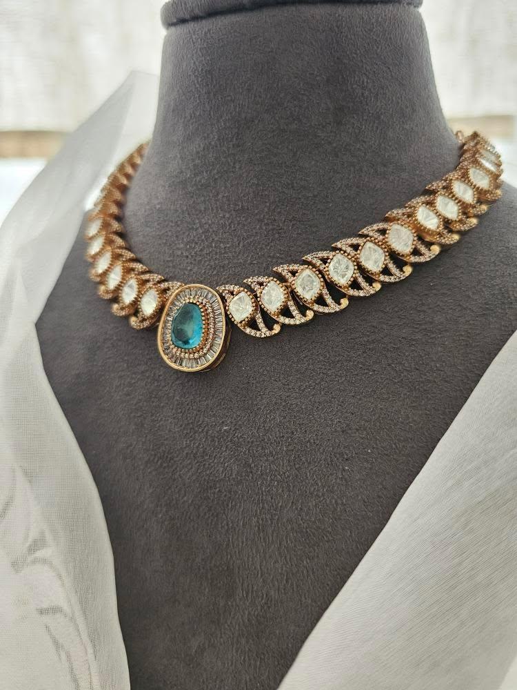 Shezan polki necklace Thumbnail