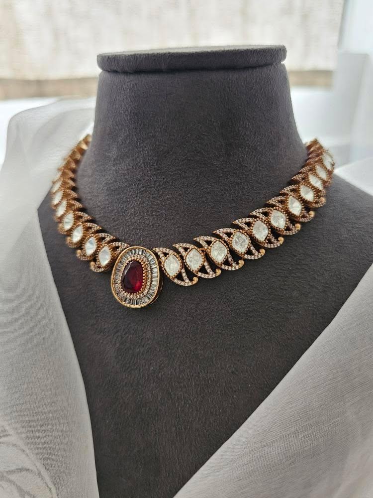Shezan polki necklace Thumbnail