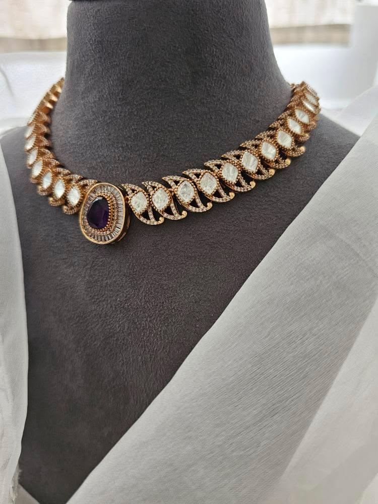 Shezan polki necklace Thumbnail