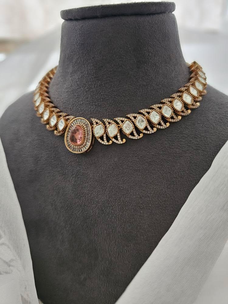 Shezan polki necklace Thumbnail