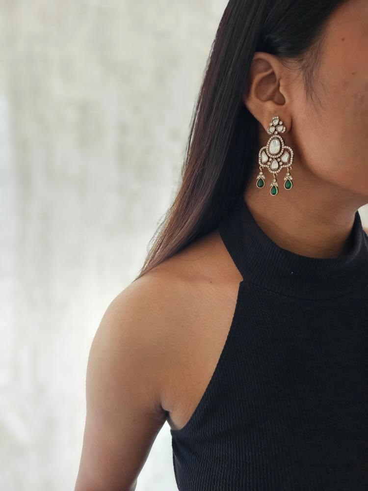 Mrunal polki earrings Thumbnail