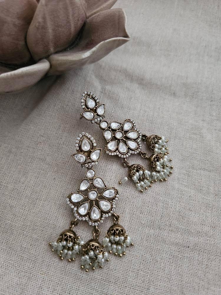Mahi polki earrings Thumbnail