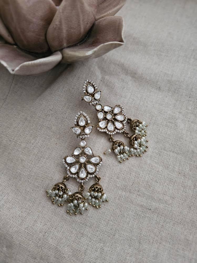 Mahi polki earrings Thumbnail