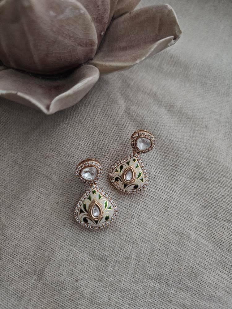 Mubi meenakari earrings Thumbnail